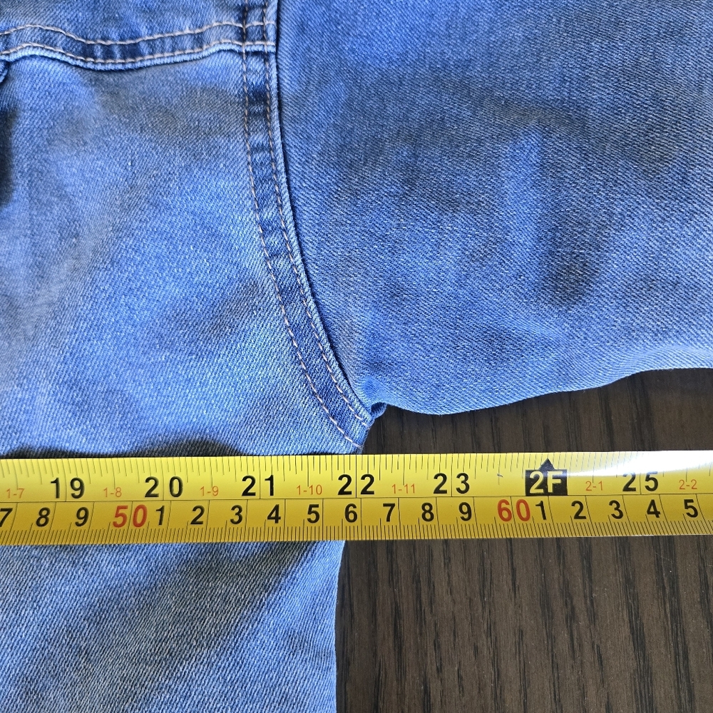 Forever 21 Women's Size S Oversized Ombre Premium Denim Sherpa Lined Jacket Warm - Picture 13 of 15